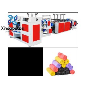 5kw Plastic Roll Refuse Trash Garbage Bag Making Machine Full Automatic 60pcs