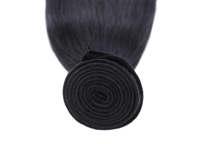 100% Straight Remy Human Hair Bundles / Natural Cuticle Aligned Hair