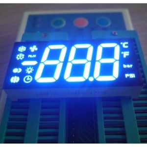 Customized Three Digit 7 Segment LED Display 47 X 22 X 9 mm Outer Dimensions
