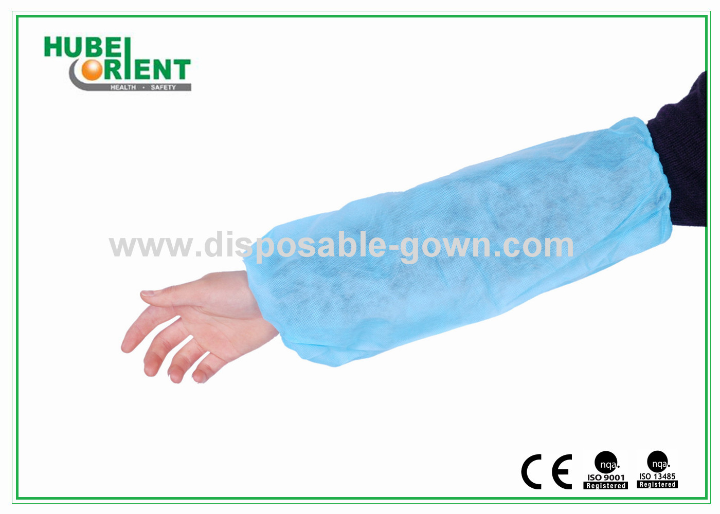 Oil Prevention 40gsm Non Woven Disposable Oversleeves