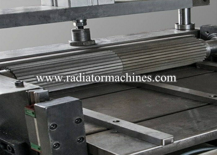 Multiple Coil Radiator Manufacturing Machinery , Radiator Fin Forming Machine
