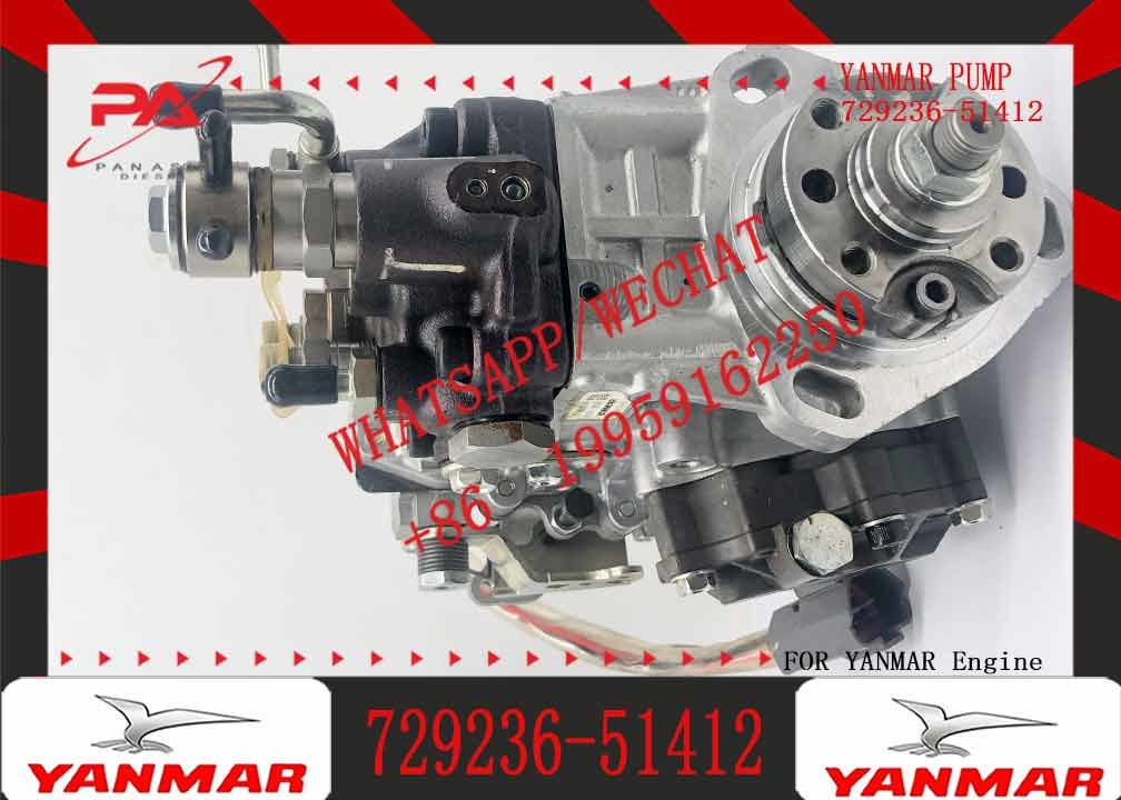 Excavator diesel engine spare fuel injection pump 729236-51412 is suitable for Yanmar 3TNV88 engine
