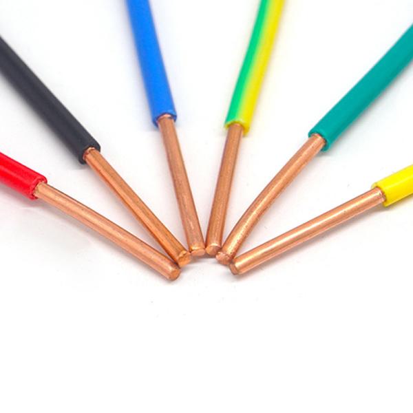 GB/T5023.3 Standard PVC Insulated AWG 4/6/8/10/12/14/16 Single Solid Core Copper