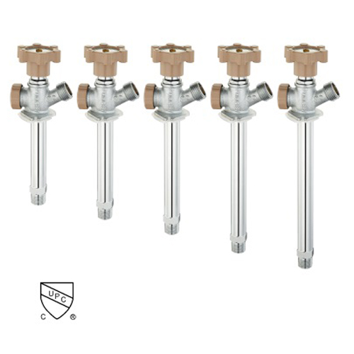 Threaded Quarter Turn Anti Siphon Frost Free Valve Multiturn Sillcock Brass For US