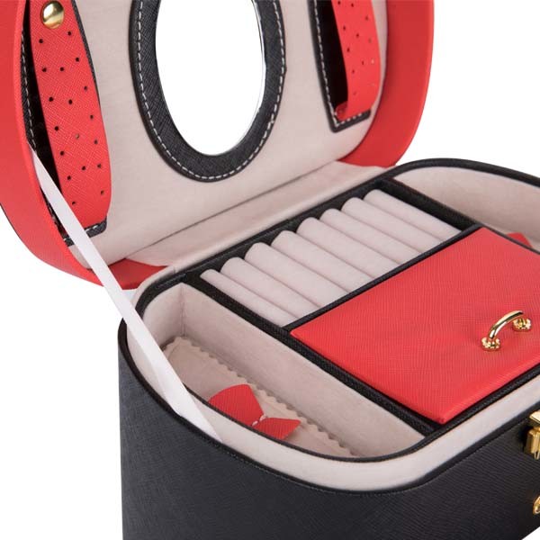 Wholesale big stand up jewelry box mirror cabinet for jewelry