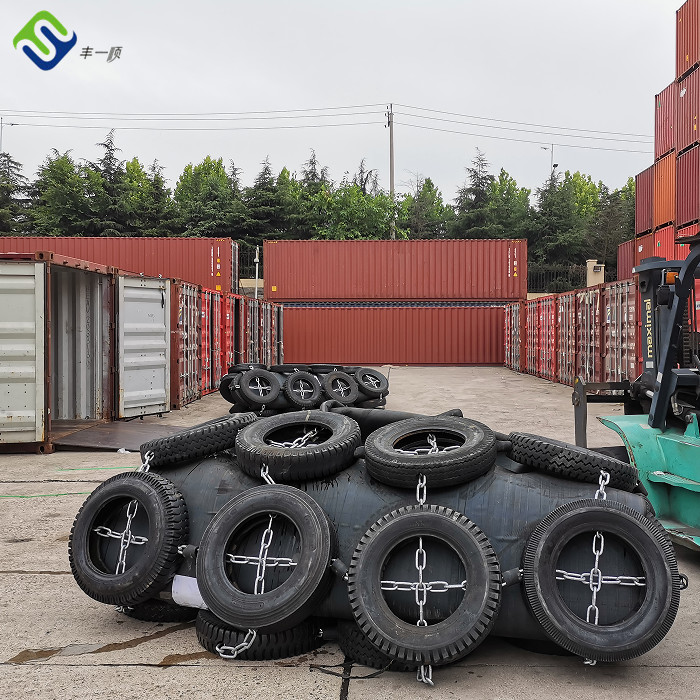 Chainand Tire Net Or Sling Type Marine Fender For Marine Applications