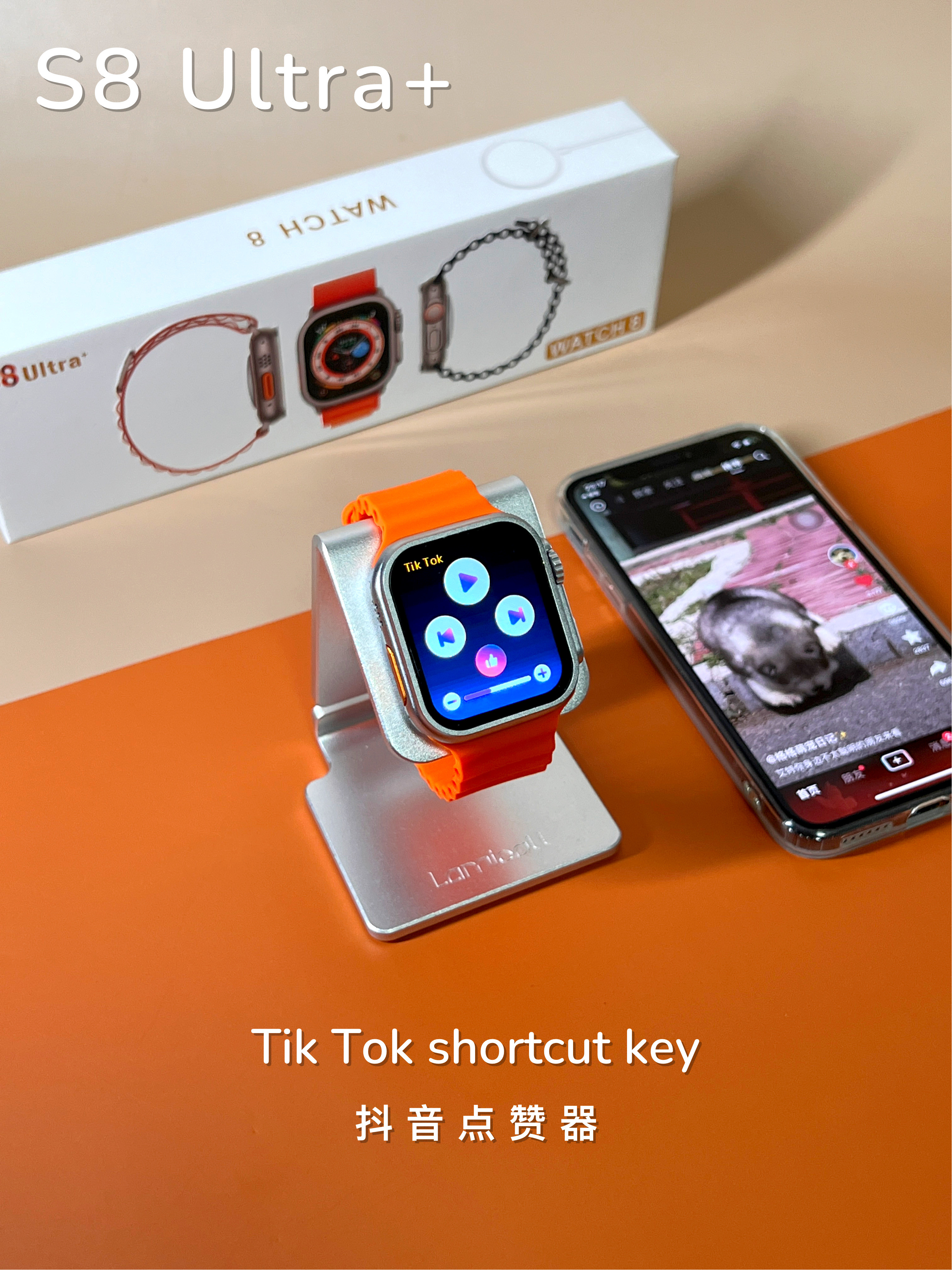BT IOS Android Bluetooth Smart Watch 300mAh Step Counter Watch
