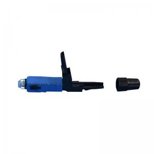 China Multimode SC UPC 90N 3.0mm Cable Optical Connector on sale