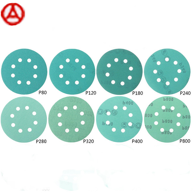 P60 Hook And Loop Sanding Disc Abrasive Film Auto Car Body Refinish Abrasive Tools