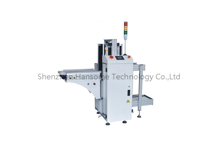 Professional Automatic SMT Magazine UnLoader PCB Handling Equipment With Tower Light Display