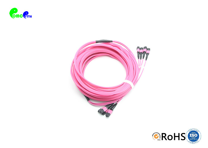Female 50/125 LSZH OM3 48F 96F MPO MTP Trunk Cable