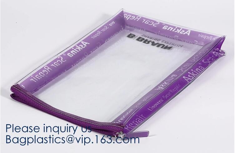 Custom Screen Printing Clear EVA k Bags Portable Travel MakeupToiletry Cosmetic Bag Packing Pouch, BAGEASE PACK