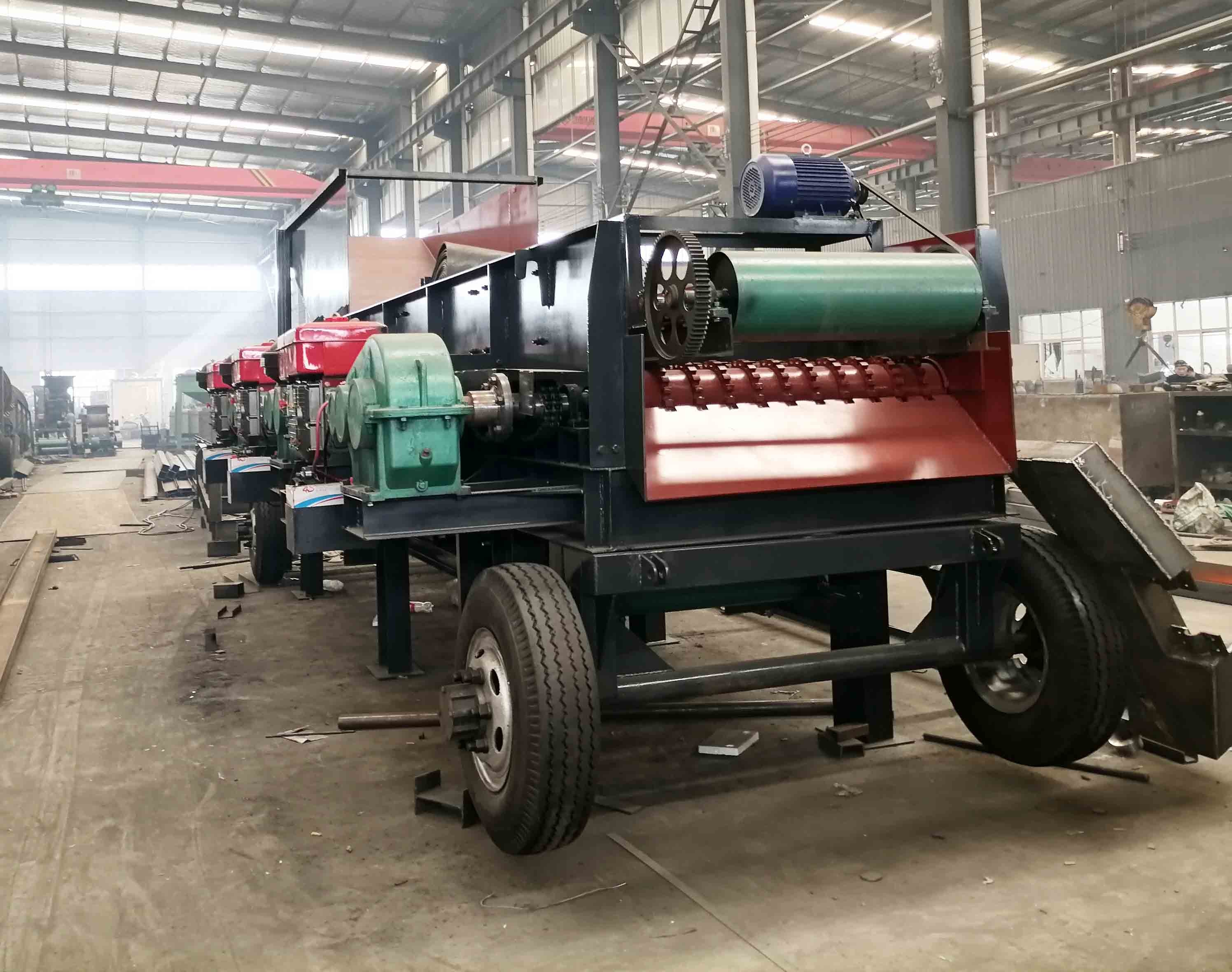 Soil Stone Separator Mud Sand Sludge Separator Machine With Conveyor