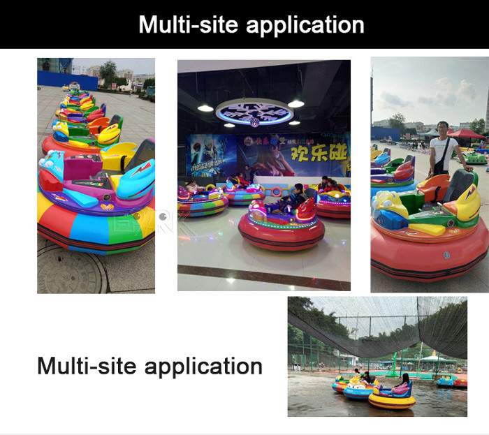 360 Degree Rotation Inflatable Bumper Cars Kids Game Machine Coin Operated