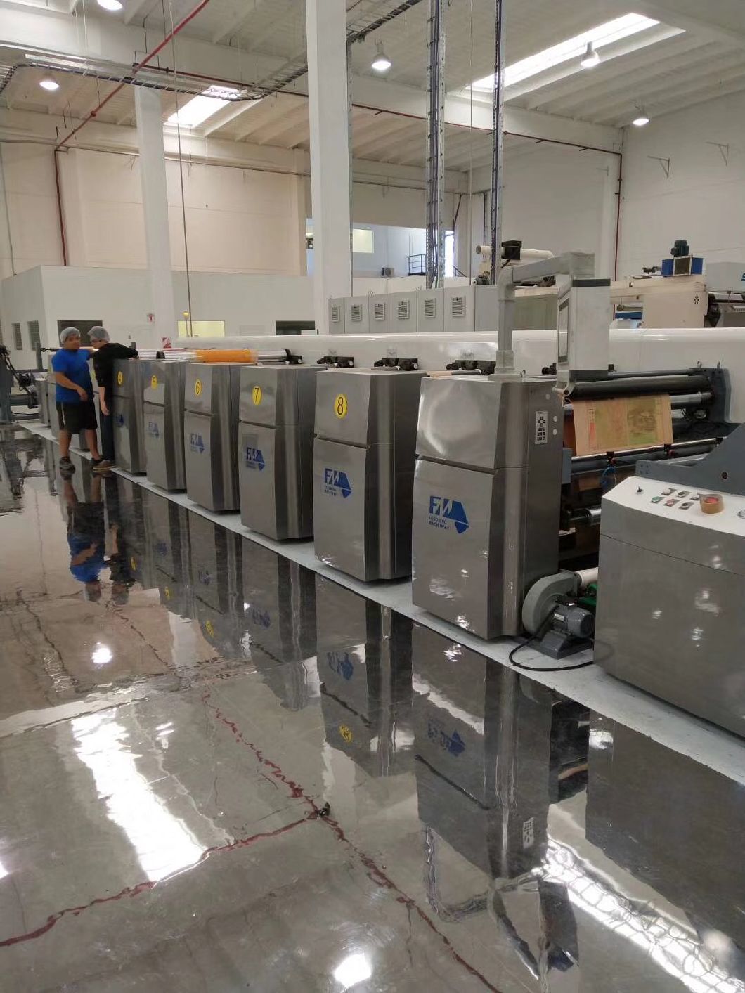High Speed 6 Color Paper Flexographic Type Flexo Printing Machine Fengming Brand