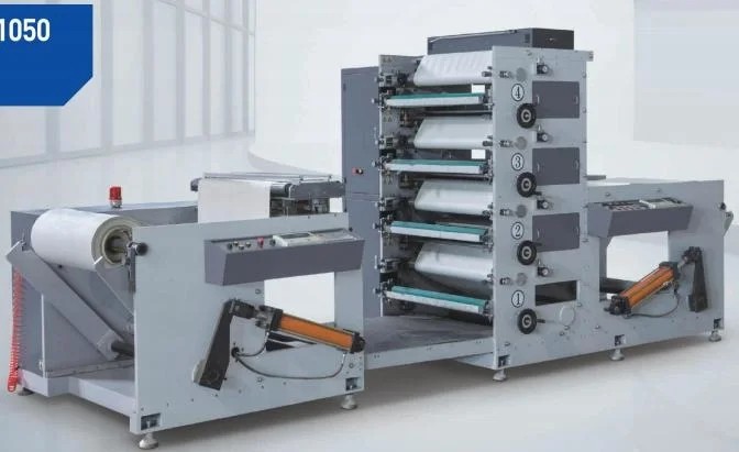 High Speed Label Flexo Printing Machine with Die Cutting System,220V/380V/Customize Voltage,30kw Gross power