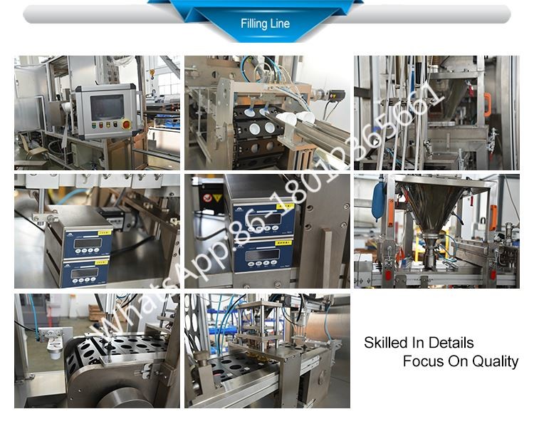 60mm 0.8Mpa 200L/Min Coffee Capsule Filling Machine