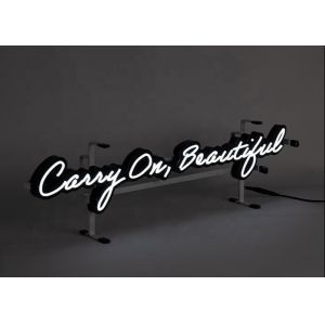 China 12cm 3D Neon Light Design Plastic Neon Sign Beer Backboards on sale