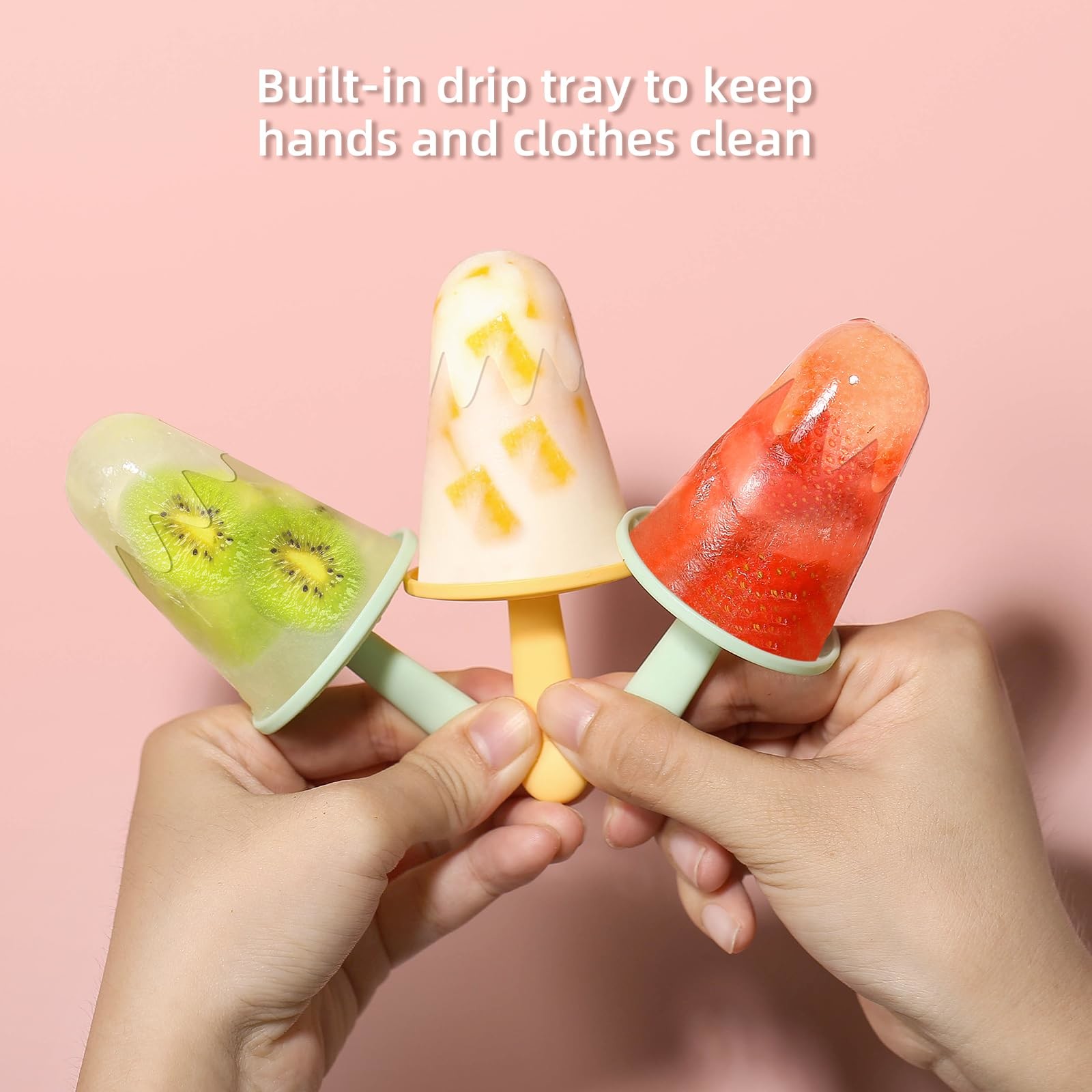 Food Grade Homeuse DIY Ice Cream Popsicle Molds Silicone Ice Cream Mould