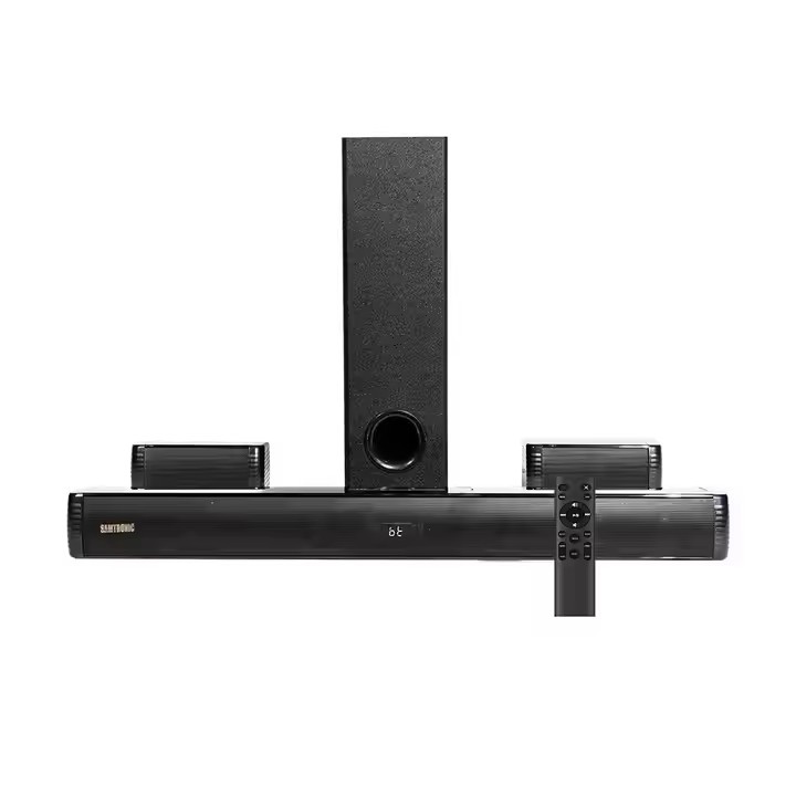 ABS Wireless Bluetooth Soundbar with Audio input BT/ USB/ Hdmi-arc3.5MM/ OPTICAL Sleek and Stylish Design