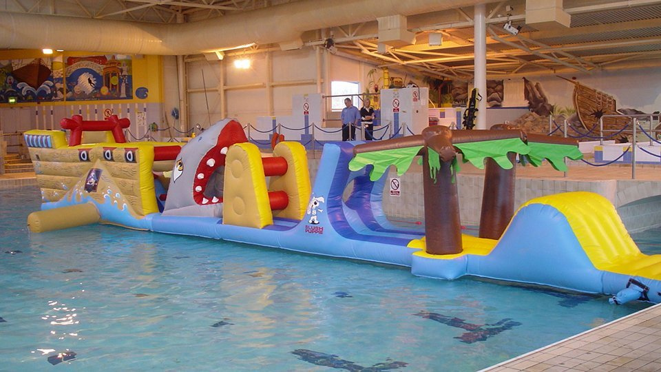 17M Sea Splash Pool Inflatable Obstacle Courses On Water For Chidren And Adults
