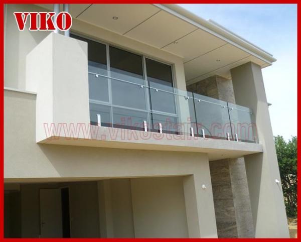 Glass Spigot For Glass Railing VH108SB Tempered glass 304 stainless steel Glass