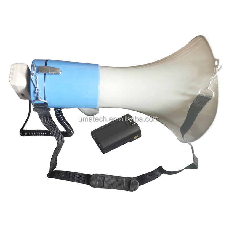 Speaker Set Type 80W Waterproof Multifunction Handheld Siren Megaphone with Microphone USB