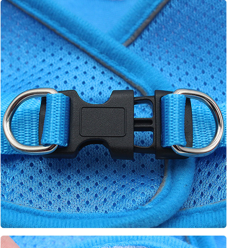Amazon Top Seller 2021 Adjustable Padded Custom LOGO Pet Cat Dog Harness Collar Leash Reflective Dog Vest Leash