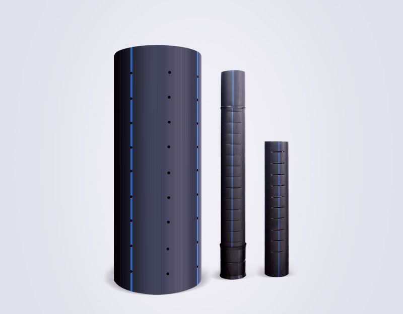 Acid And Alkali Resistant Poly PE Water Pipes 3 Inch 4 Inch SGS ISO