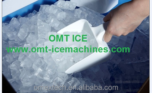 High Efficiency Commercial Ice Cube Maker 4000kg 24hrs Easy Cleaning