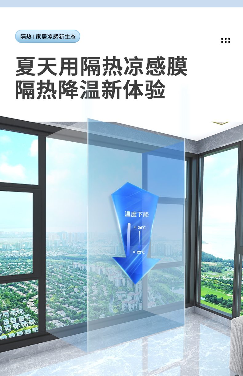 Customized Length Window Glass Film One Way Visible Privacy Protection Explosion Proof Heat Insulation Ideal for Summer