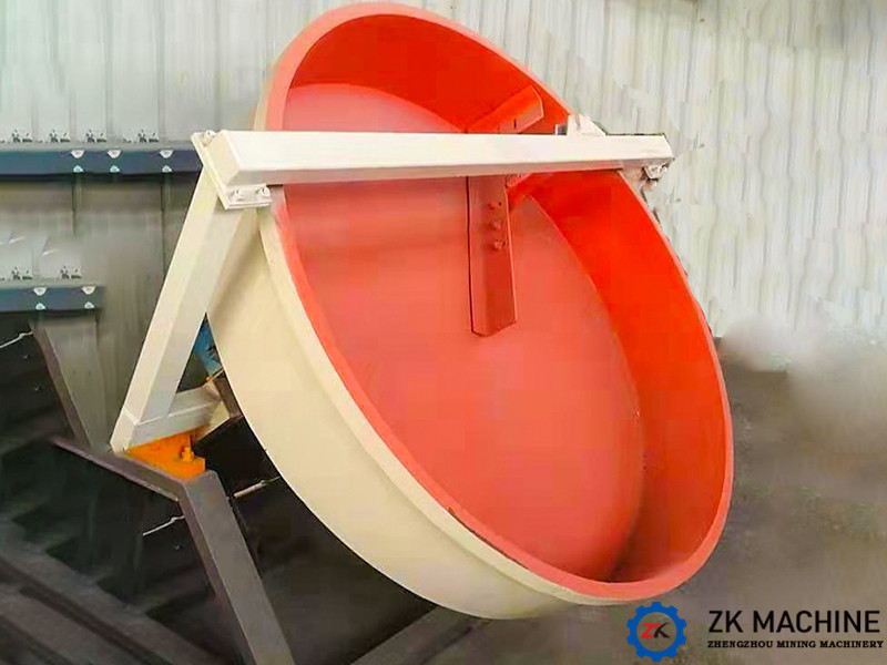 Small Scale Production 45t/h Mineral Disc Pelletizer Machine