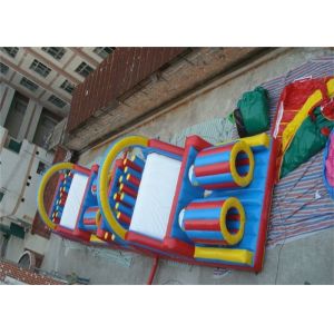  Giant Adult Inflatable Obstacle Course / Moon Bounce Obstacle Course Rental Manufactures