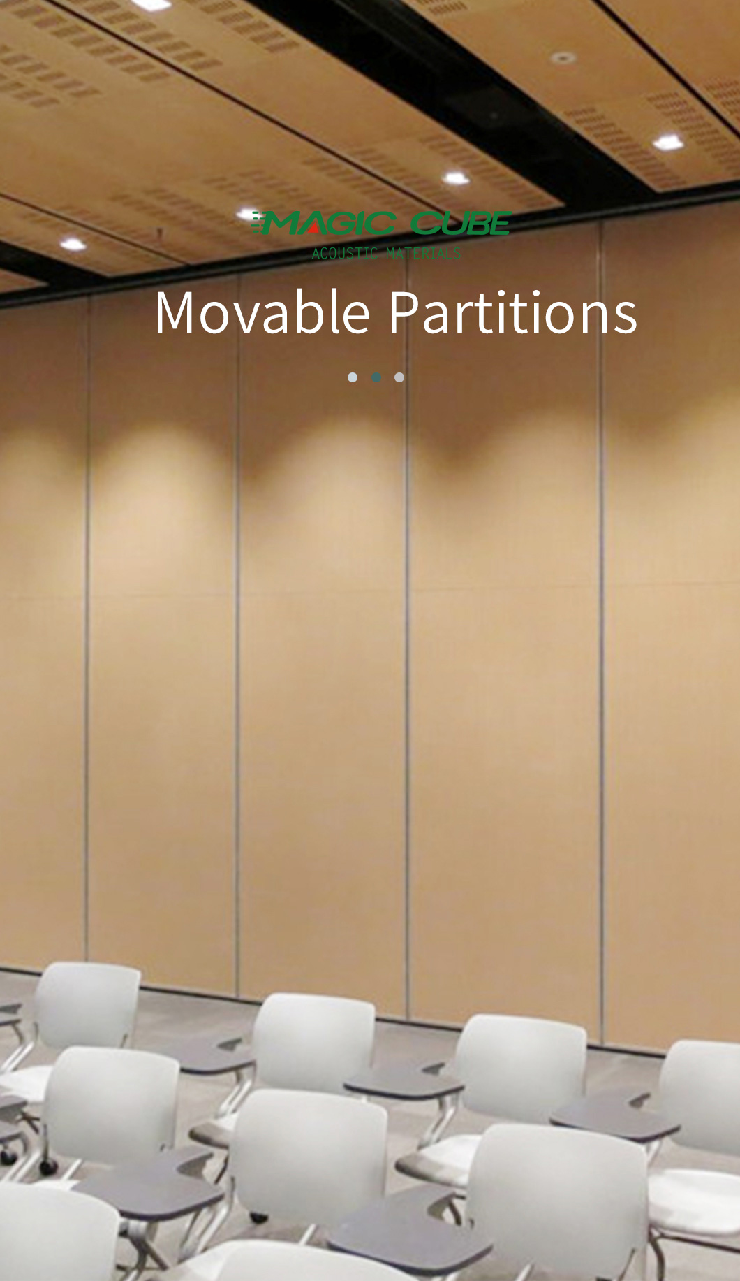 28kg/M2 Density Moveable Office Partitions Conference Room Acoustic Partition Walls