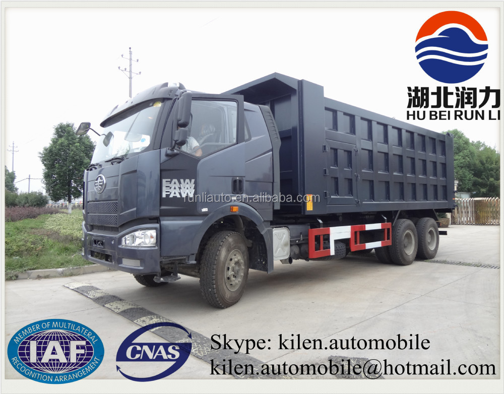 FAW J6P 350HP 6x4 Mining Dump Truck 20-25 Tons Industrial Tipper Truck