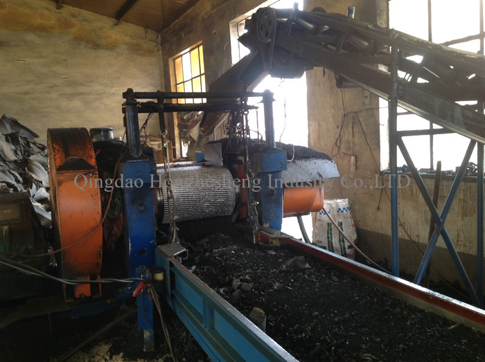 900mm Full Automatic Waste Tyre Recycling Plant High Capacity Rubber Recycling Machine