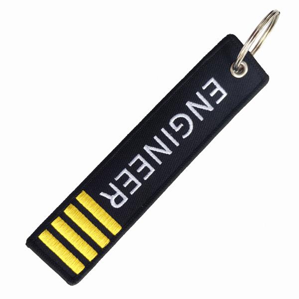 Fashion Trinket Double Sided Embroidery Keychain Flying Enthusiast Gift Fashion