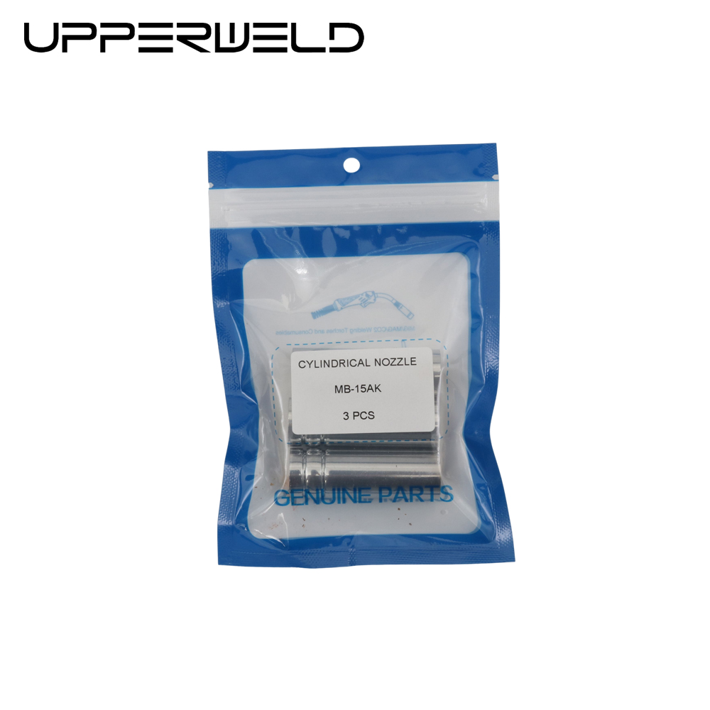 290g UPPERWELD 15AK Cylindrical Welding Nozzle MIG/MAG Welding Torch Essential Tool