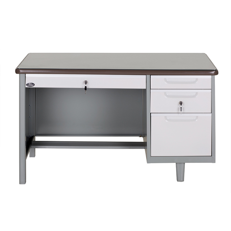 school hospital 920mm long fireproof steel executive desk