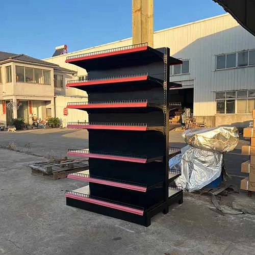 Factory Custom Size Color fashion store shelves grocery rack for wall