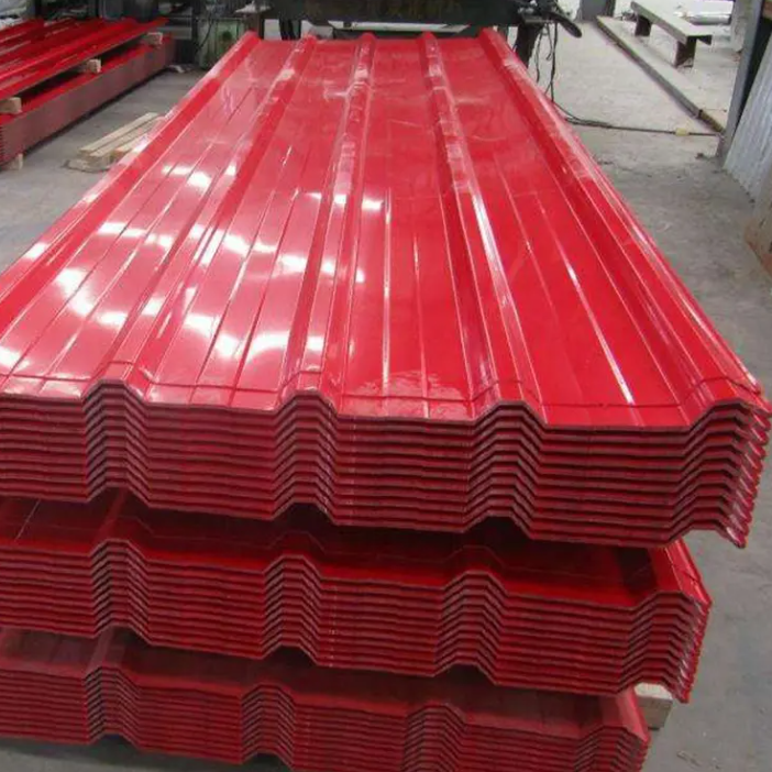 Soft Hardness Welding Processing Service Corrugated Steel Metal Tile Sheet for Roofing