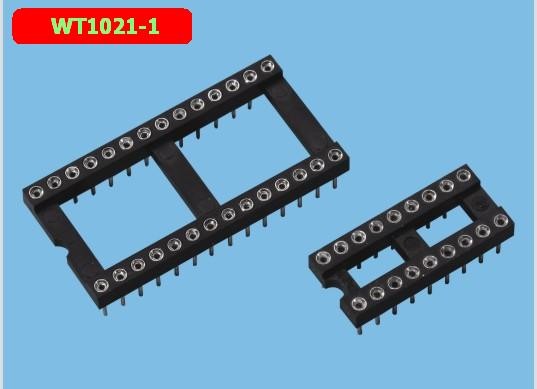 Round Hole 2.54mm IC Socket Connector LENGTH 7.43MM Φ 0.40 To 0.56 Mm