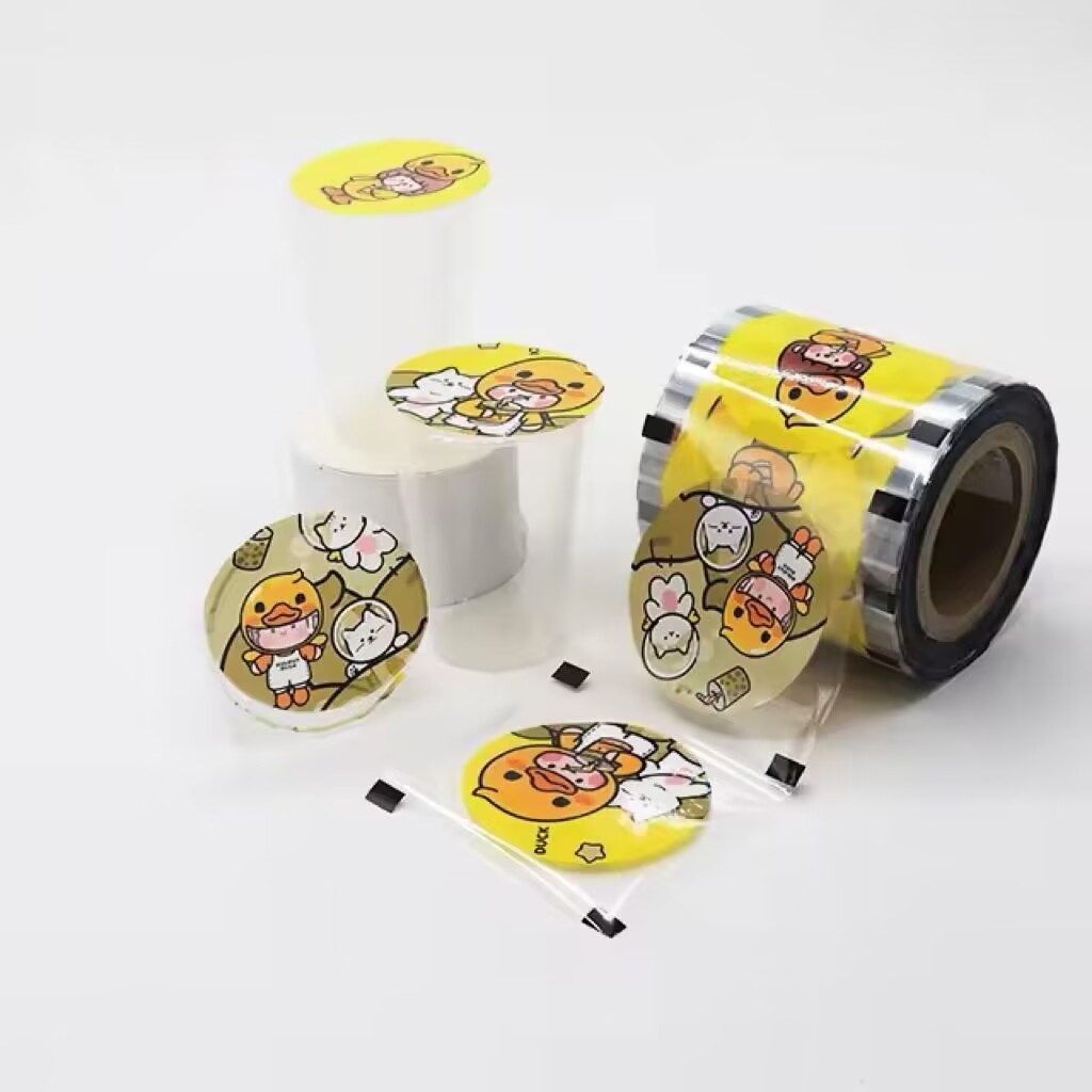 Custom Bubble Tea Sealing Film Plastic Cup Paper Sealing Film For PP Cup Paper Cup