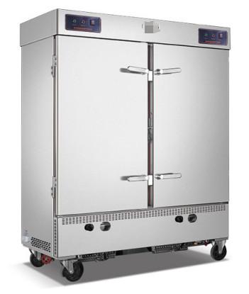 12KW Electric Hotel Solution Hotel Lobby Equipment Rice Steam Car Double Door 24