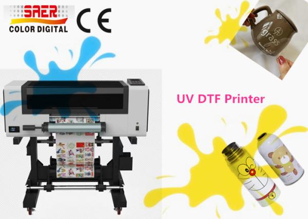 UV DTF Printer With Varnish Color For Phone Case / Gifts / Photo / Ball / Metal
