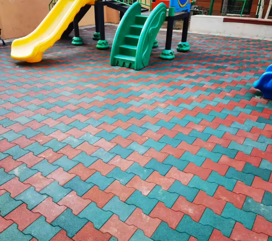 Eco-Friendly Interlocking Horse Stall Mats with 60-70 ShoreA Hardness and 1.5g