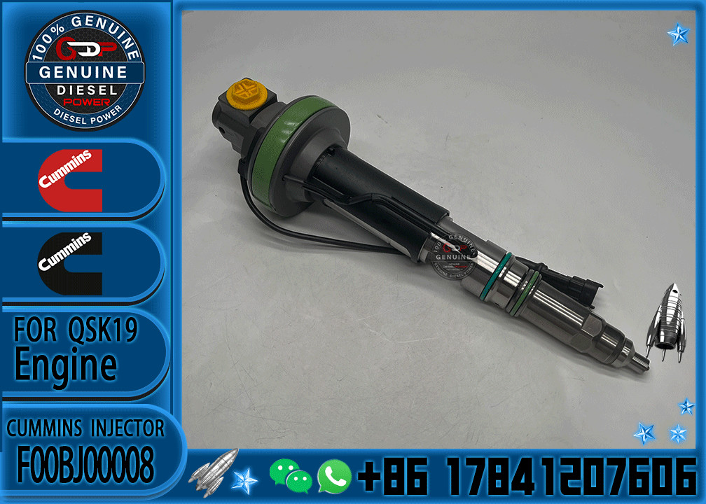 Fuel Injector 0986435615 0986435613 0986435902 F00BJ00008 F00BJ00009 For QSK19 QSK38 QSK50 QSK60 Engine