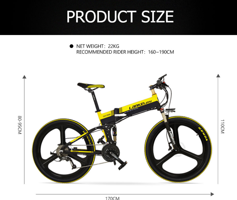 Off Road Foldable 26 Inch Electric Bicycle Mountain Use Flexible Control