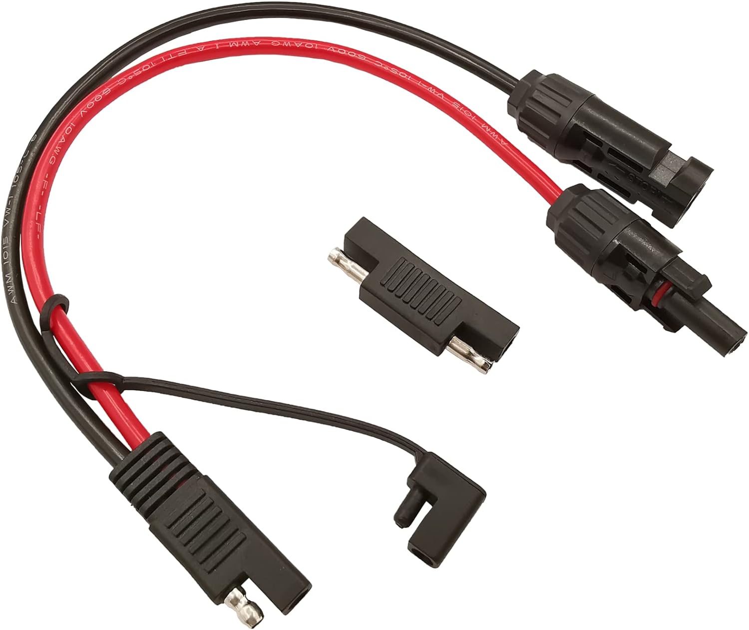 10AWG SAE to Solar Panel Adapter Extension Cable RV Solar Panel Connector Cable for RV Caravan Solar Panels Battery Charge