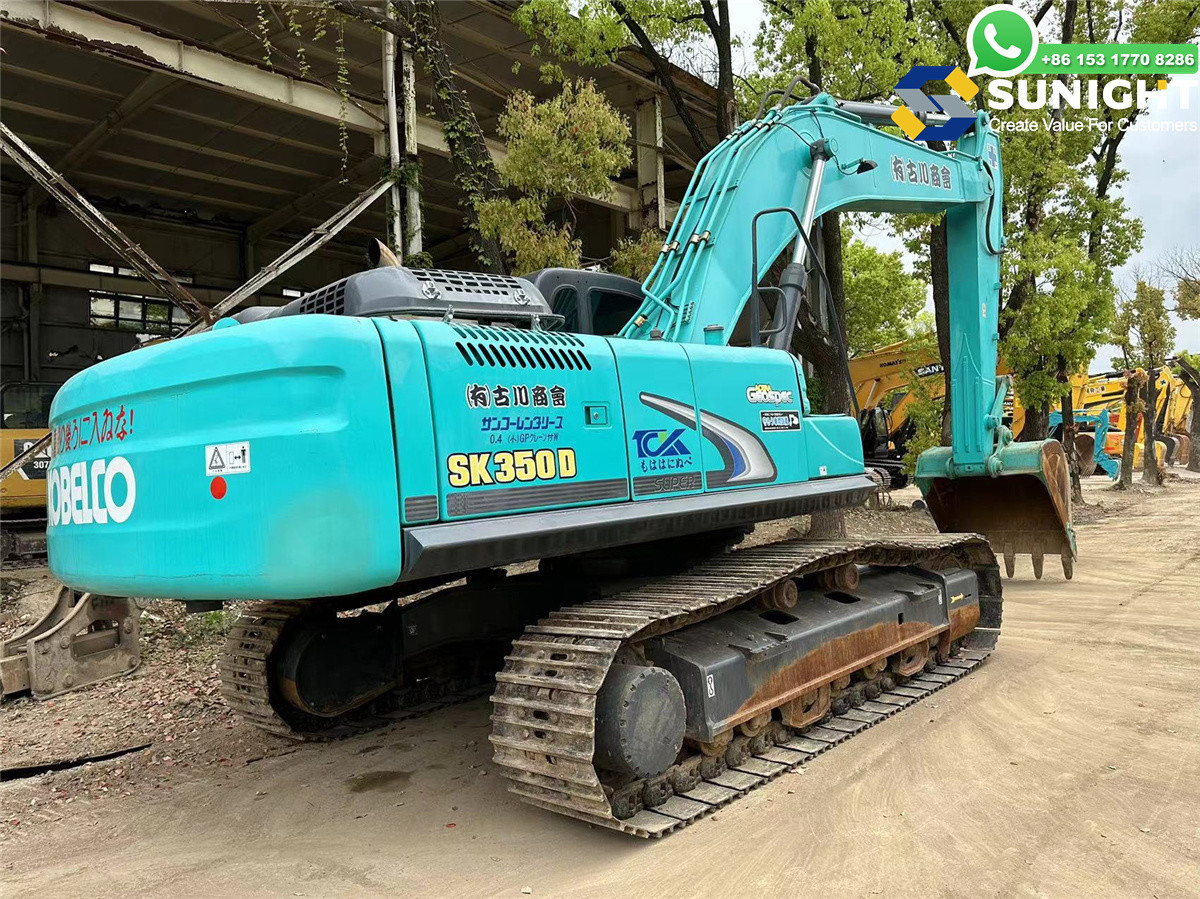 35 Tons High Quality Used Kobelco SK350 Excavator Original Engine Large Excavator Secondhand Komatsu SK350 Excavator
